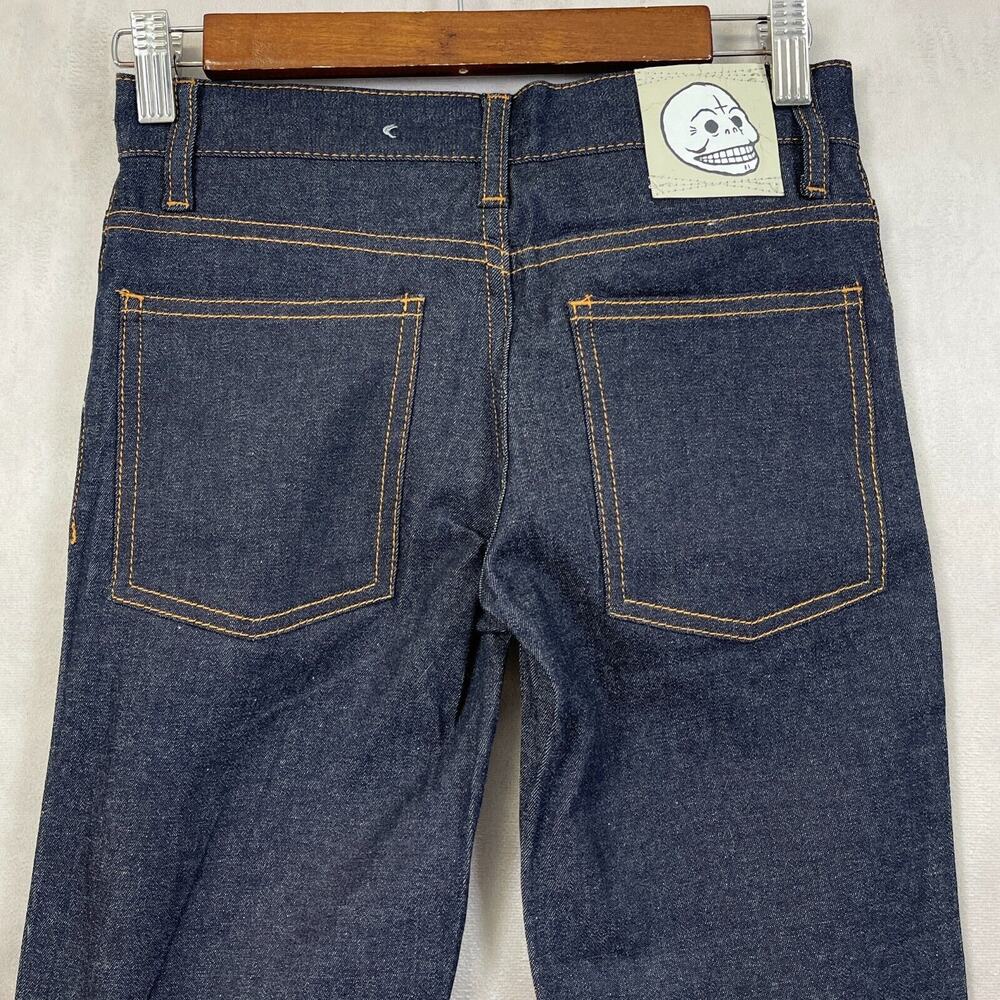 Cheap Monday Jeans Womens 25 Narrow Unwash Low Rise Dark Wash Grunge Street - Picture 5 of 12